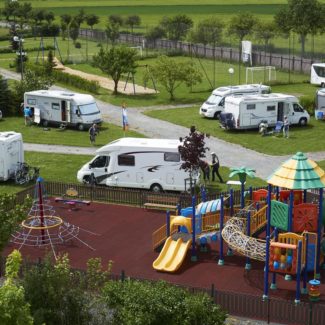 Camping Oase Praha - campingplaatsen